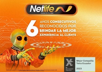 Netlife es reconocida por IZO por brindar la mejor experiencia al cliente en el sector de Telecomunicaciones en Ecuador