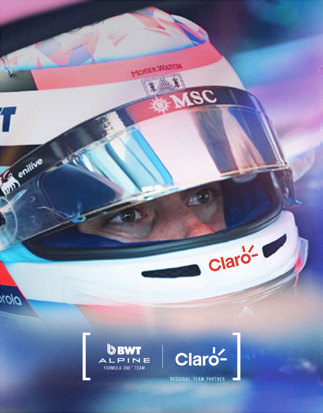 EL EQUIPO BWT ALPINE DE FÓRMULA 1 SE CONECTA CON CLARO COMO SU PARTNER REGIONAL