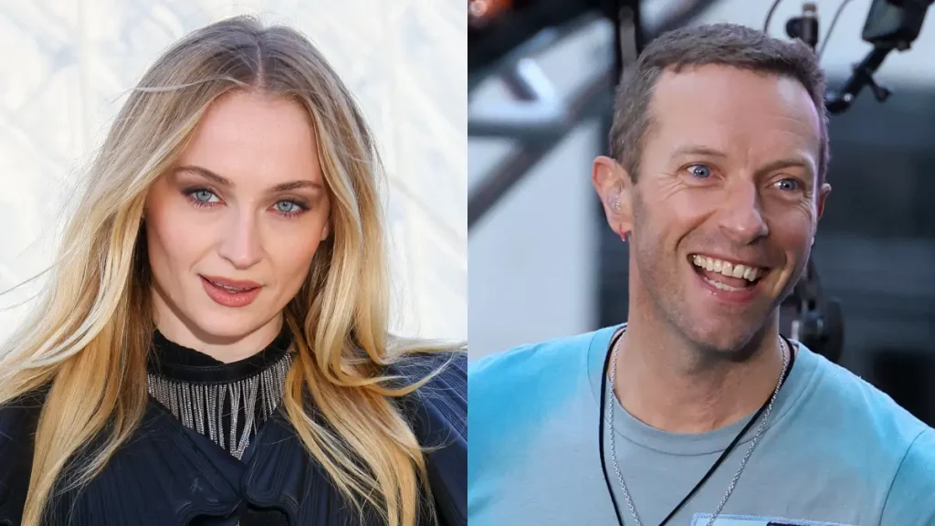Chris Martin y Sophie Turner en un posible nuevo romance